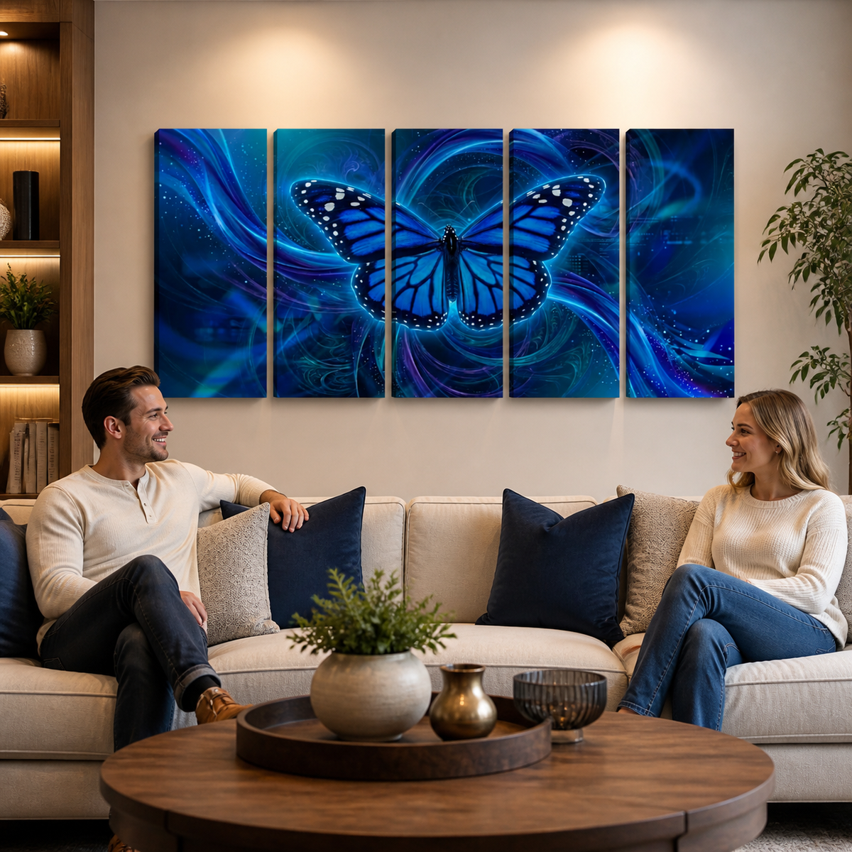 eCanvas King newest canvas wall art prints — lifestyle blog featuring butterfly, motorcycle, car, and coastal multi-panel canvas art