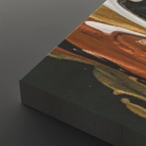 Unleashed – Tiger Bursting Through Dripping Paint 5-Panel Canvas Wall Art