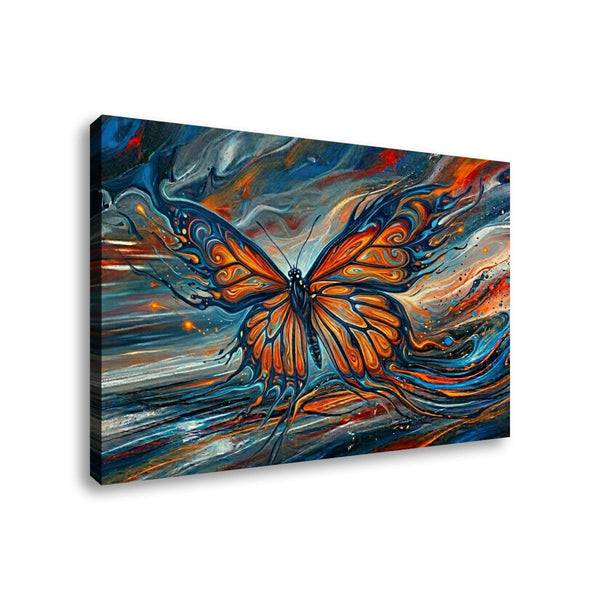 Wings of the Tempest Abstract Monarch Butterfly Canvas Wall Art | 1, 3 & 5 Panel Multi-Panel Print