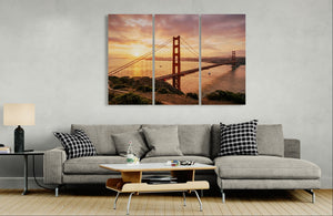 Golden Gate Bridge at Sunset - Golden Hour