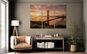 Golden Gate Bridge at Sunset - Golden Hour