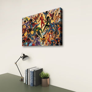Kids Superhero Wall Art – 3 & 5 Panel Canvas Print for Boys & Girls