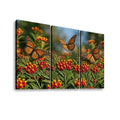 Monarch Butterfly Garden — 3D Milkweed Canvas Wall Art