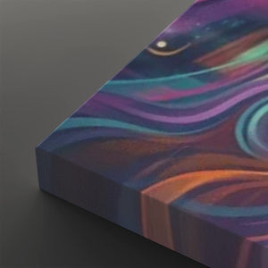 1966 Chevy C10 Fleetside Shortbed – Abstract Fidelity 5-Panel Canvas Wall Art