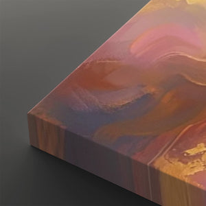 Golden Hour Butterflies – Warm & Ethereal Canvas Wall Art