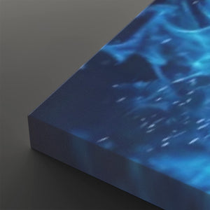 Blue Fire Horse — Abstract Original Canvas Wall Art