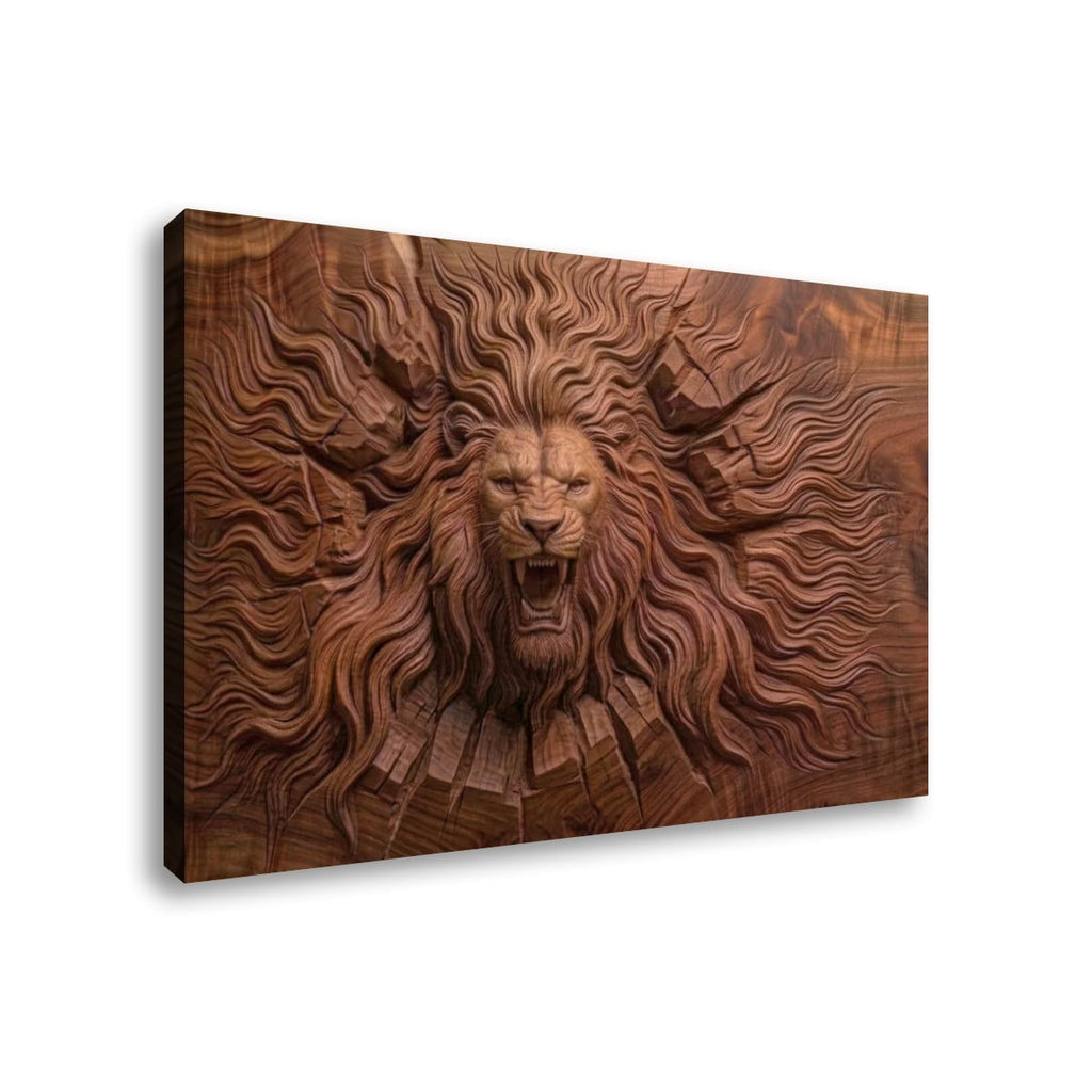 Multi-Panel Lion Canvas Wall Art | Wildlife Multi-Panel Print
