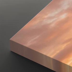 Golden Gate at Golden Hour – 5-Panel Canvas Wall Art