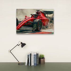 Full Throttle — Formula 1 Racing Canvas Wall Art