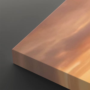 Golden Gate at Golden Hour – 5-Panel Canvas Wall Art
