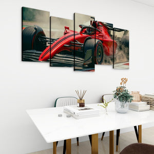 Full Throttle — Formula 1 Racing Canvas Wall Art