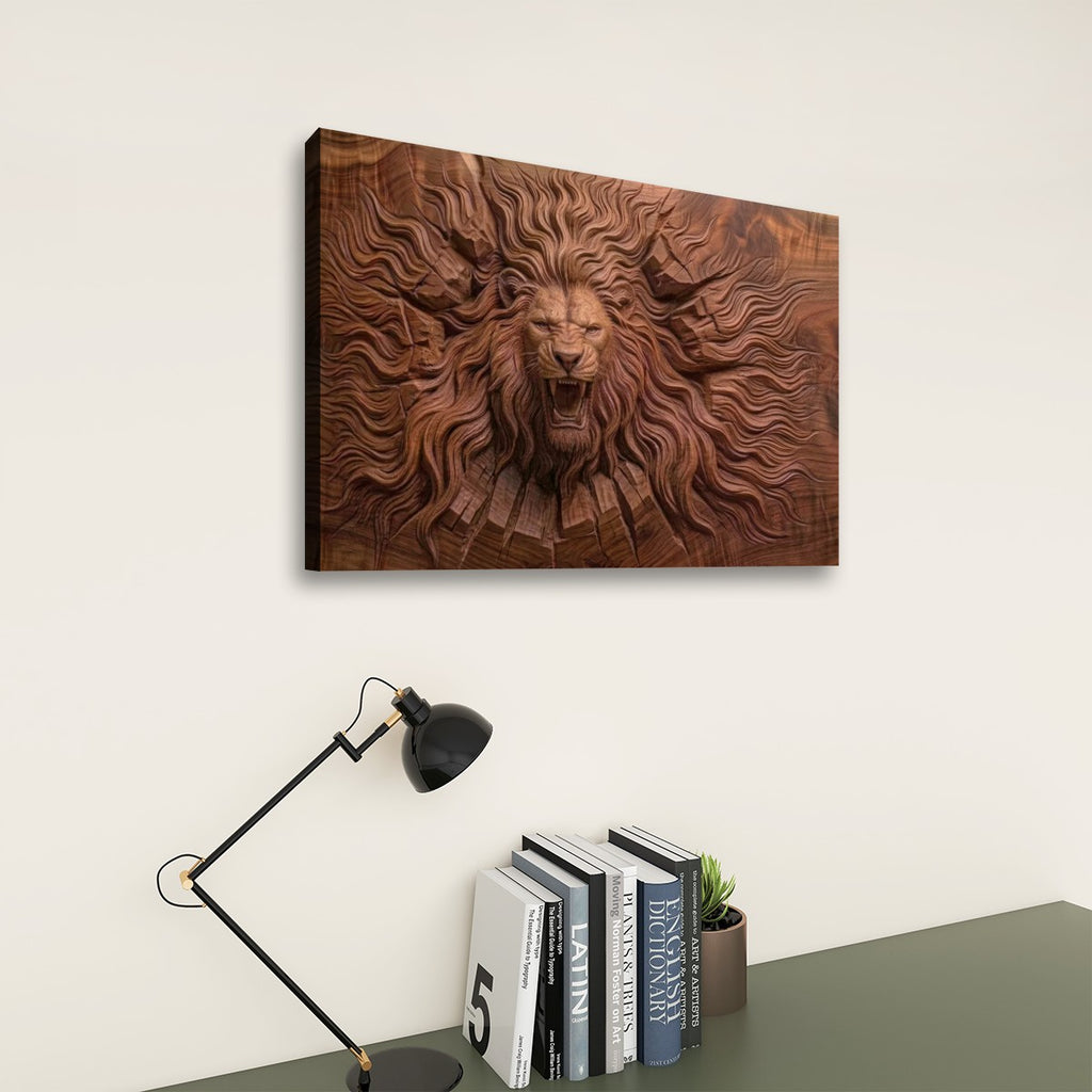 Multi-Panel Lion Canvas Wall Art | Wildlife Multi-Panel Print