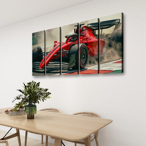 Full Throttle — Formula 1 Racing Canvas Wall Art