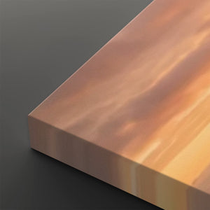 Golden Gate at Golden Hour – 5-Panel Canvas Wall Art