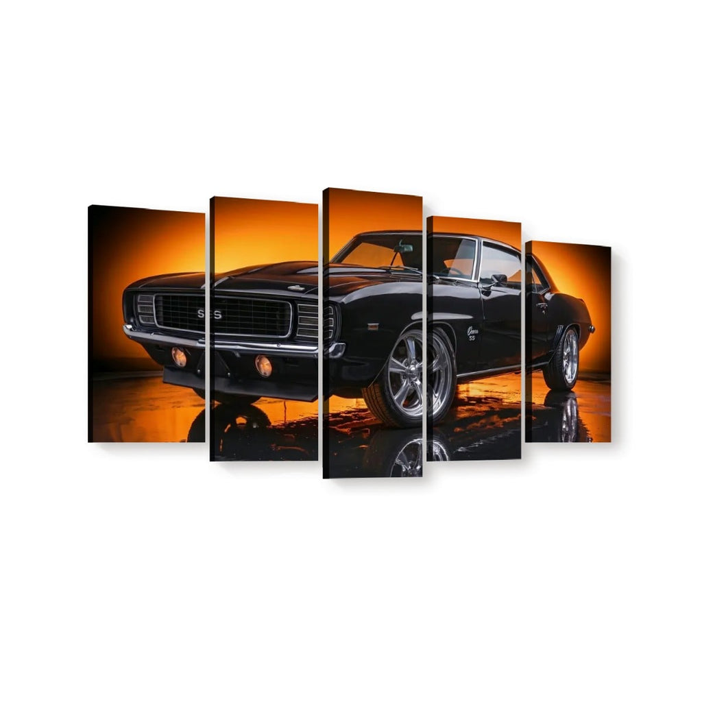 1969 Camaro RS SS Canvas Panel Wall Art
