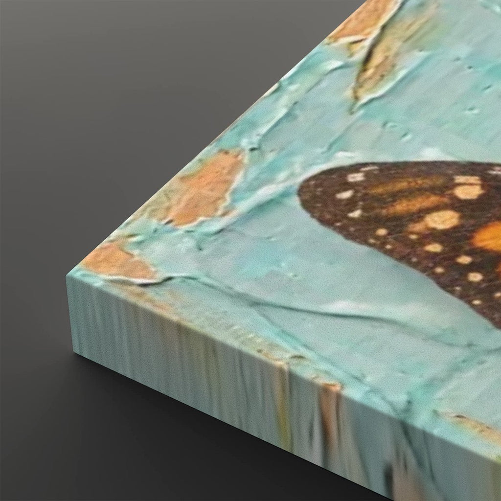 Pastel Oil Type Painting Monarch Butterfly Butterflies 1, 3, 5-Panel Split Canvas Wall Art