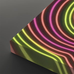 Neon Wings – Psychedelic Butterfly Multi-Panel 3 and 5 Panel Canvas Wall Art