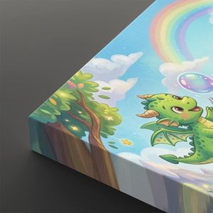 Playful Dragons Wall Art – 1, 3 & 5 Panel Canvas Print