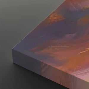 Golden Hour Butterflies – Warm & Ethereal Canvas Wall Art