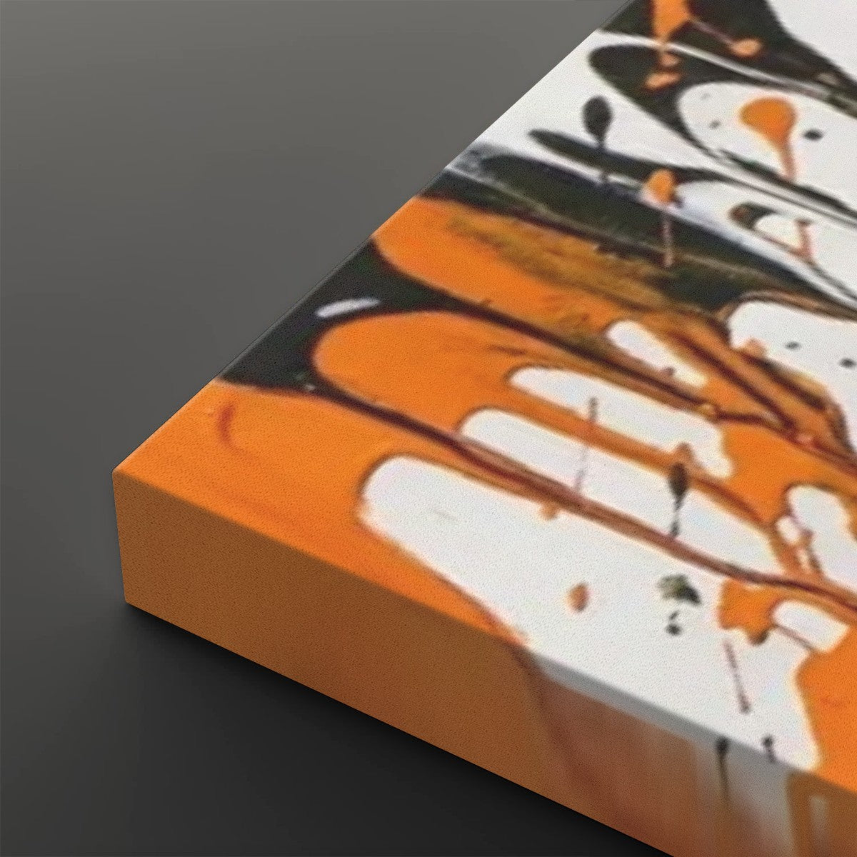Monarch Butterfly Dripping Paint Canvas Wall Art – Reign of Color | 5-Panel Abstract Print