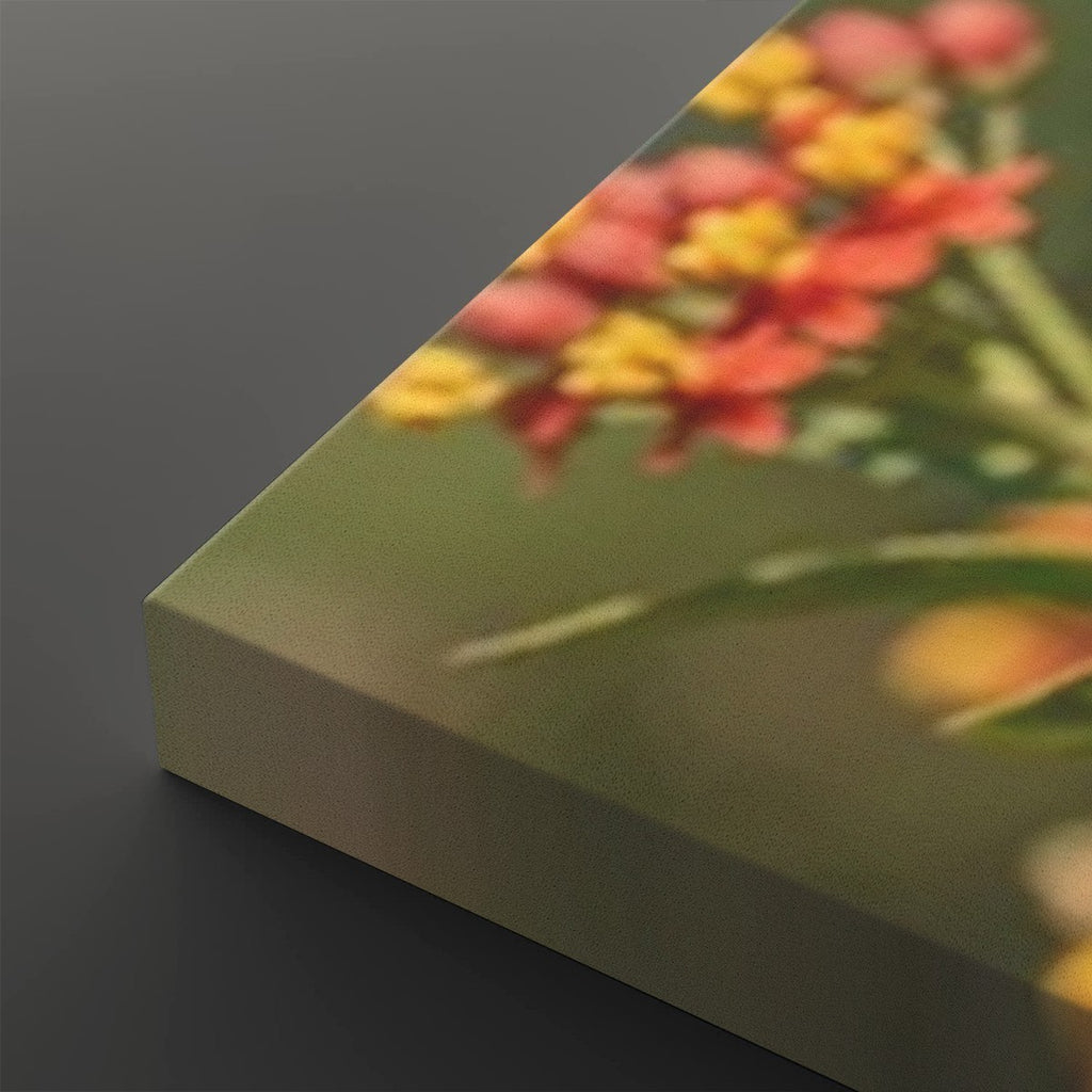 Monarch Butterfly Garden — 3D Milkweed Canvas Wall Art