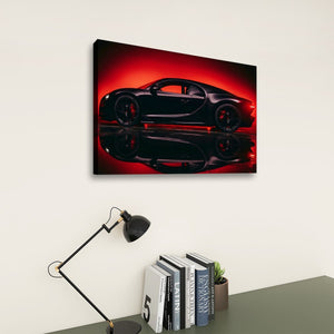 Dark Reflection – Bugatti Chiron 5-Panel Canvas Wall Art