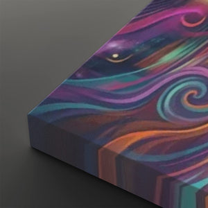 1966 Chevy C10 Stepside Shortbed – Abstract Fidelity 5-Panel Canvas Wall Art