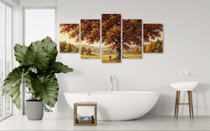 autumn tree like painting