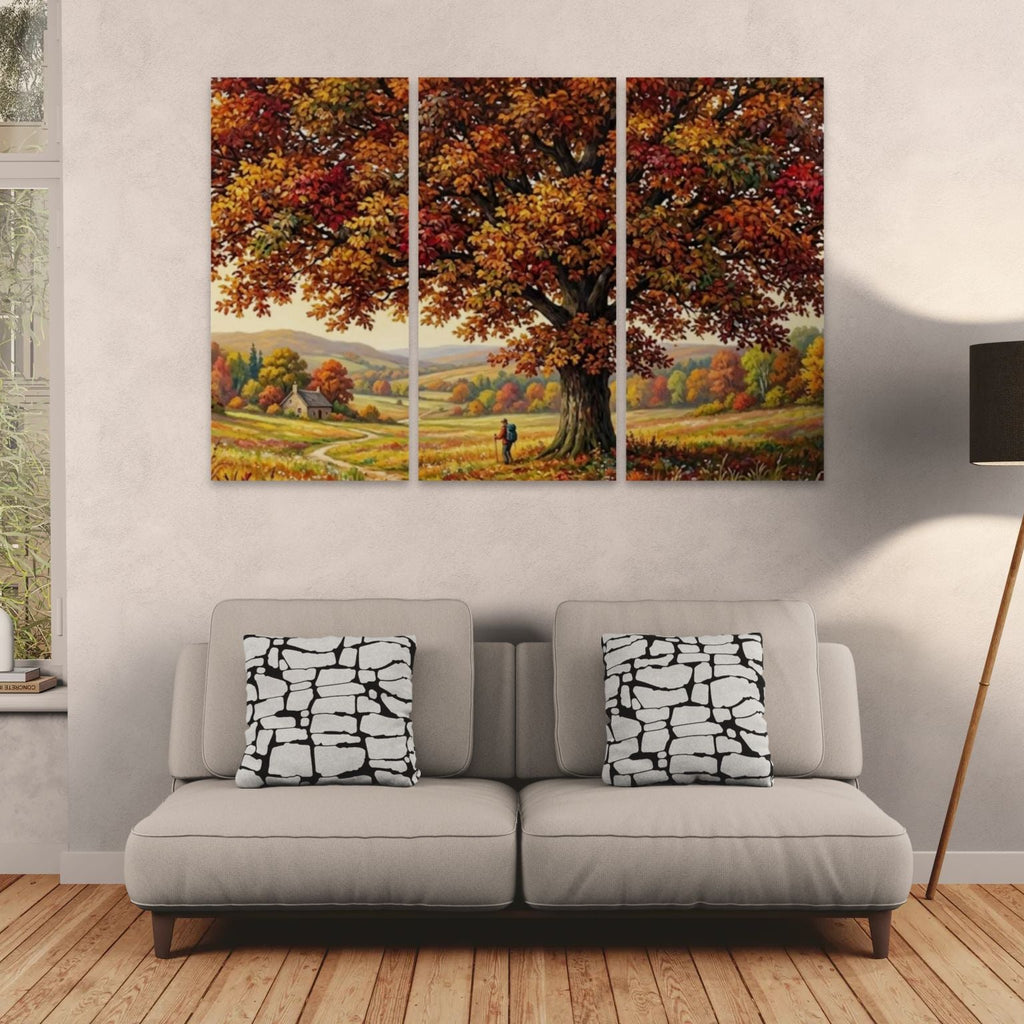 autumn tree like painting