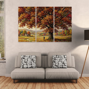 autumn tree like painting