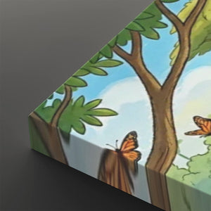 Kids Lion Wall Art – 1 & 3 Panel Canvas Print for Children's Rooms