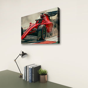 Full Throttle — Formula 1 Racing Canvas Wall Art