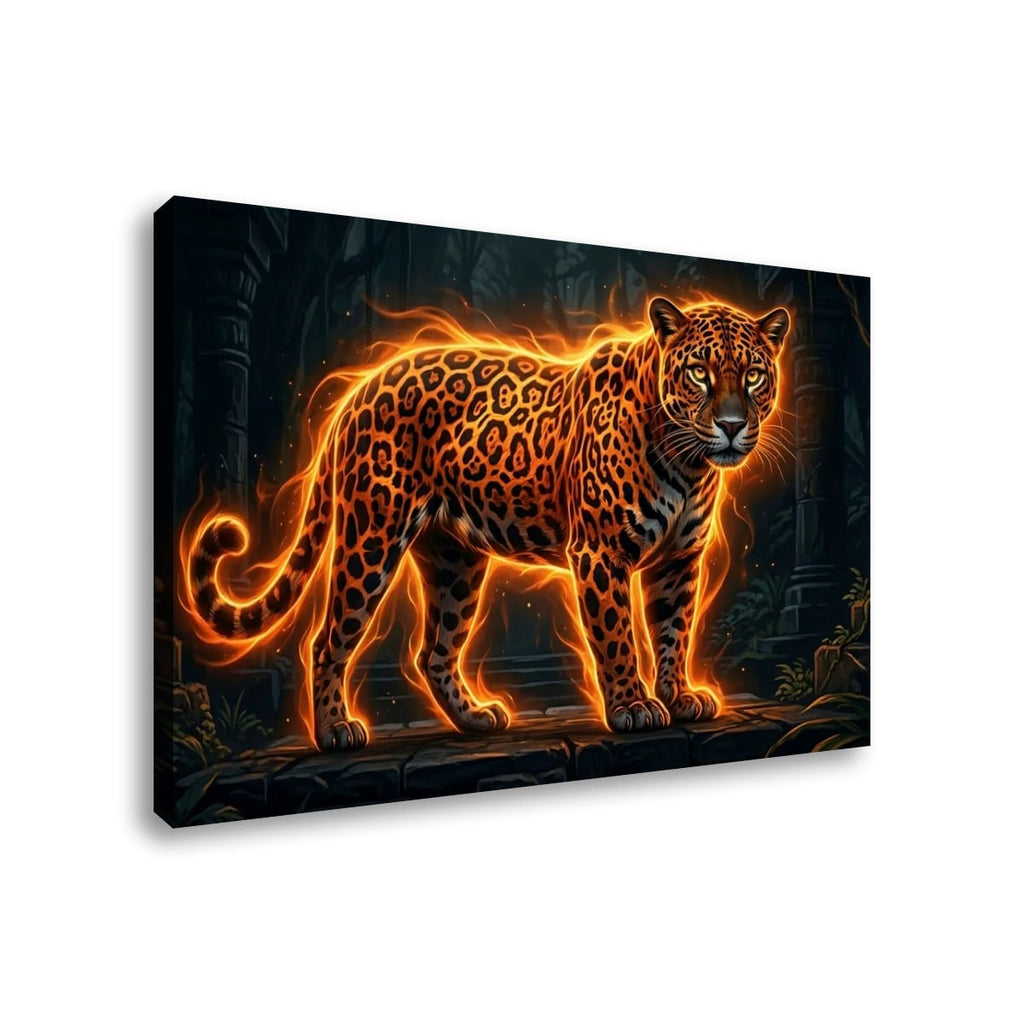 Multi-Panel Split Canvas Abstract Tiger Wall Art Print