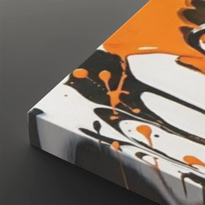 Reign of Color – Monarch Butterfly Dripping Paint 5-Panel Canvas Wall Art
