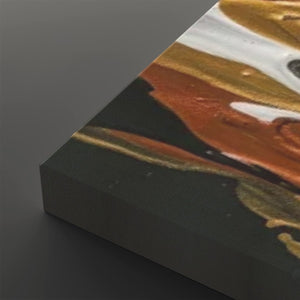 Unleashed – Tiger Bursting Through Dripping Paint 5-Panel Canvas Wall Art