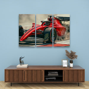 Full Throttle — Formula 1 Racing Canvas Wall Art