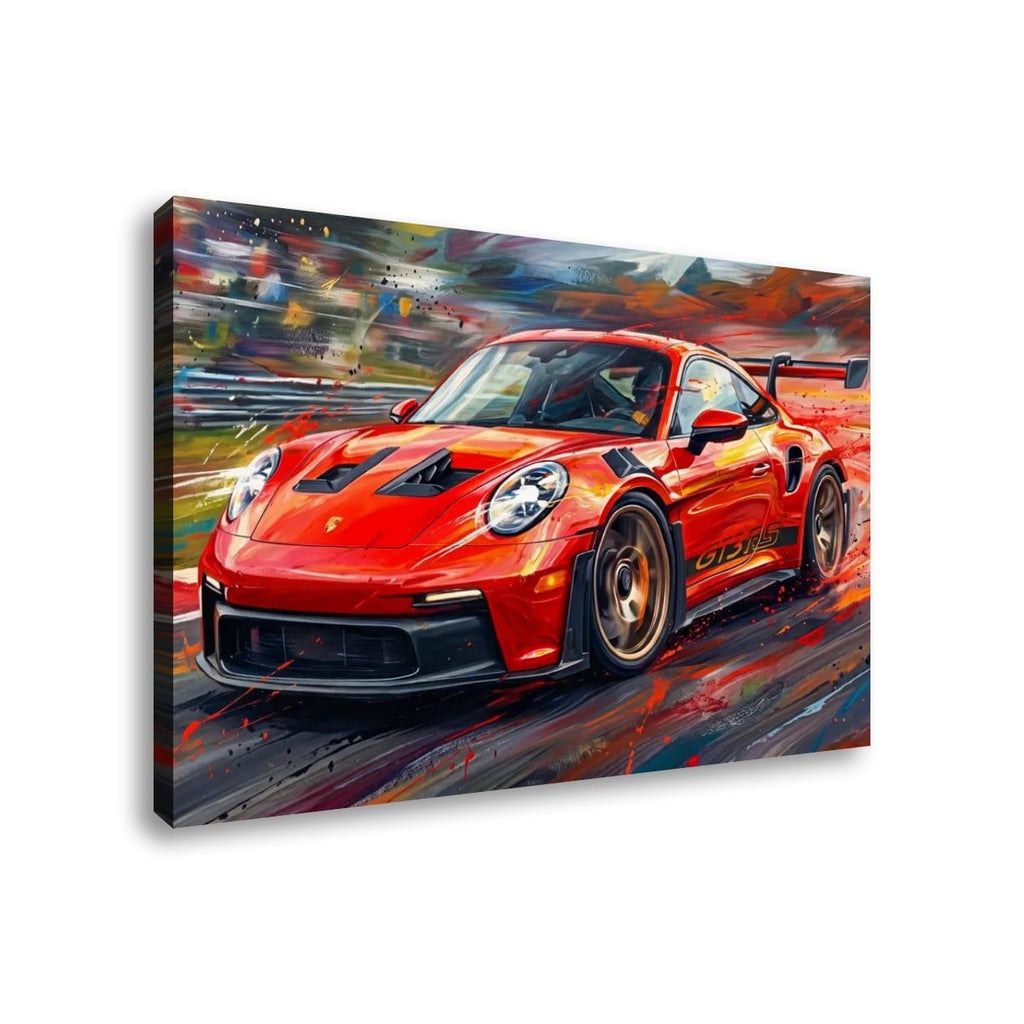 Porsche 911 GT3 Large Canvas Wall Art Mancave Garage Panel Print – 5-Panel Level