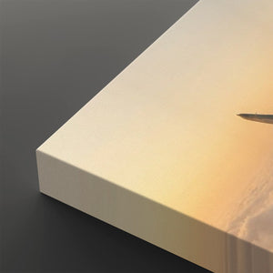 Golden Sentinel – P2V Neptune Military Plane 5-Panel Canvas Wall Art