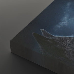 Blue Moon Wolves – Multi-Panel Canvas Wall Art