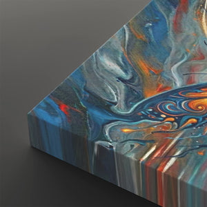 Wings of the Tempest – Abstract Monarch Butterfly Multi-Panel Canvas Art