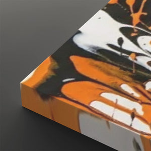 Reign of Color – Monarch Butterfly Dripping Paint 5-Panel Canvas Wall Art