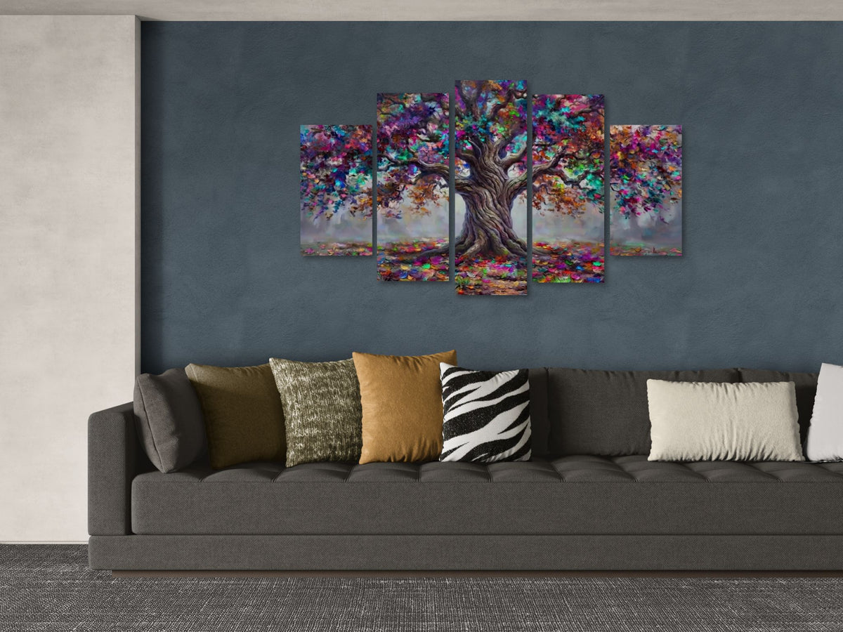 multi colored tree