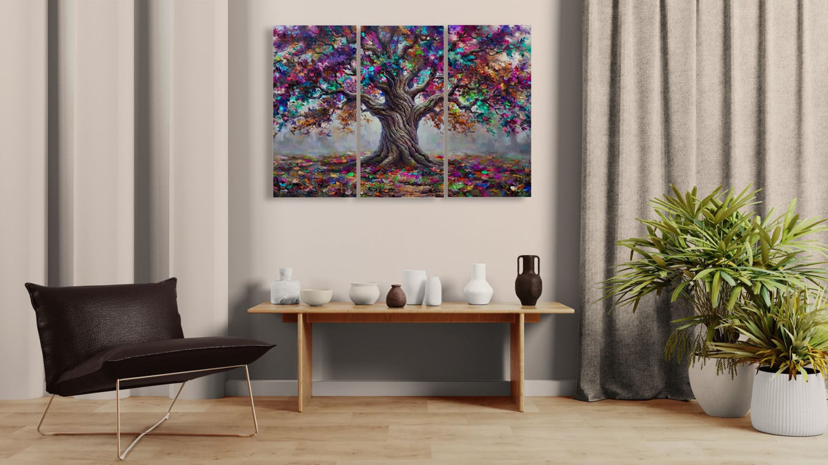 multi colored tree