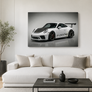 Porsche 911 GT3 991.2 Canvas Wall Art | 1, 3 & 5 Panel Staggered Garage Décor Print